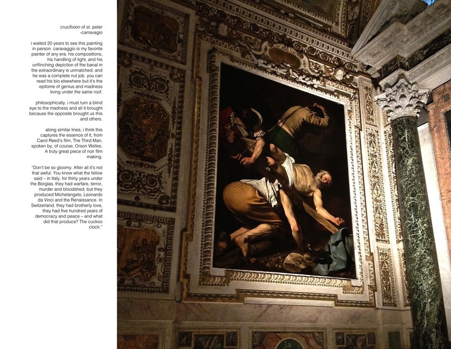 marc poljak photography rome santa maria del popolo carvaggio st peter 2013